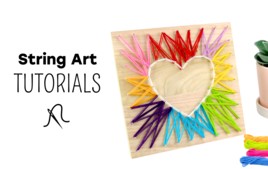 Handicrafts Around String Art - Decorative Craft Activities - 10doigts.fr