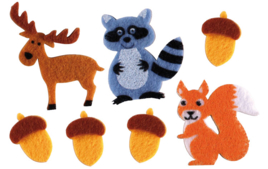 Felt Stickers - Material Stickers - 10doigts.fr