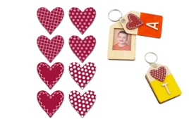 Painted Wooden Decor - Wood Embellishments - 10doigts.fr