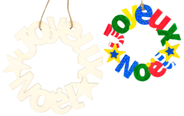 Christmas Wooden Objects - Wooden Supports - 10doigts.fr