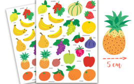 Flower, Fruit, and Vegetable Stickers - Stickers - 10doigts.fr