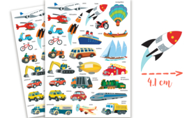 Transport and Profession Stickers - Stickers - 10doigts.fr