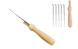 Aguja, lana cardada - Mercería creativa - 10doigts.fr