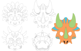 Coloring Masks - Paper Activities - 10doigts.fr