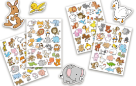Animal Stickers - Stickers - 10doigts.fr