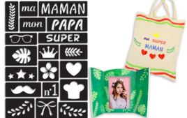 Fabric Stencils - Stencils - 10doigts.fr