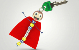Llaveros y organizadores de llaves para Papá - Manualidades para el día del padre - 10doigts.fr