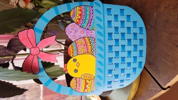 Panier de Pâques - 10doigts.fr