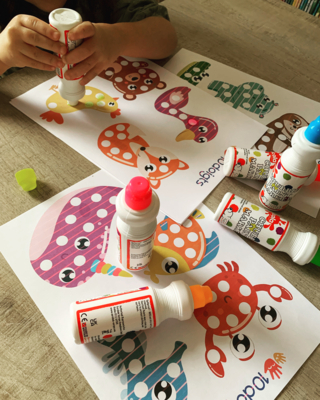 Animaux tampon - 10doigts.fr