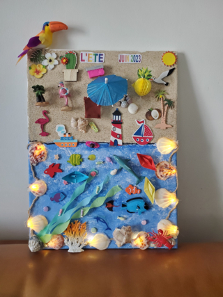 Tableaux des saisons L'Eté - 10doigts.fr