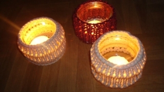 Bougeoirs "lumilaine" - Bougies - 10doigts.fr