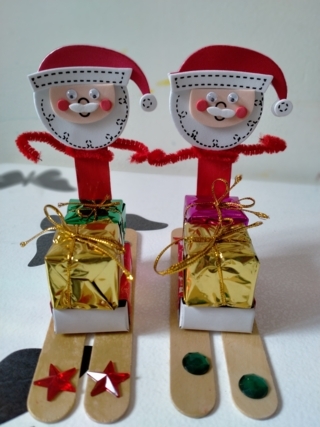 Traineaux du père Noël - 10doigts.fr