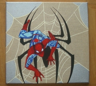 laraignée est un être bien singulier - Peinture - 10doigts.fr