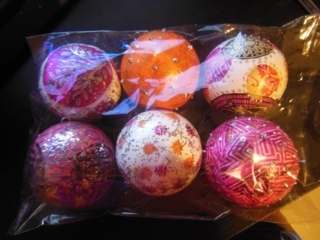 boules de noel - Déco du polystyrène - 10doigts.fr