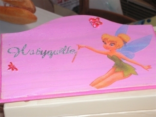 Blason de porte fée clochette - Déco du bois - 10doigts.fr