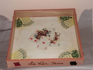 fond de plateau de nain jaune - Déco du bois - 10doigts.fr