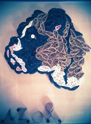 azor  - Quilling - 10doigts.fr