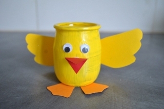 poussin photophore - Pâques, Noël - 10doigts.fr