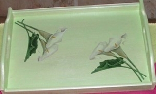 plateau arum - Déco du bois - 10doigts.fr