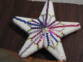 étoile scintillante - Créations d'enfant - 10doigts.fr