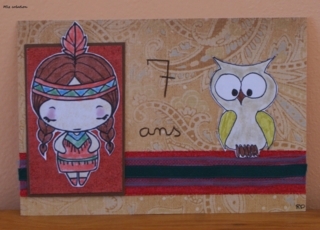 CARTERIE ANNIVERSAIRE FILLE - Carterie - 10doigts.fr