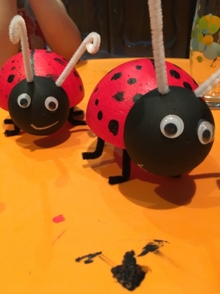 Coccinelles - Créations d'enfant - 10doigts.fr