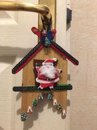 Petit chalet de Noël - Créations d'enfant - 10doigts.fr