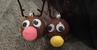 Boules rennes de lilou - Pâques, Noël - 10doigts.fr