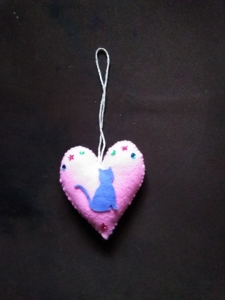 Cœur - Feutrine, feutrage - 10doigts.fr