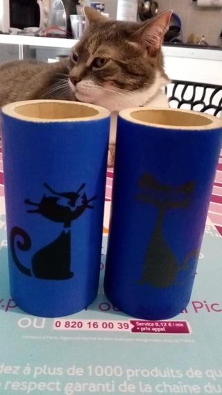 pot à stylos - Peinture - 10doigts.fr