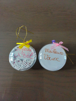 Boules de Noël - 10doigts.fr