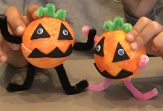 Les petites citrouilles d’halloween - Créations d'enfant - 10doigts.fr
