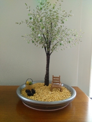 Arbre en perles de rocailles - Perles, bracelets, colliers - 10doigts.fr