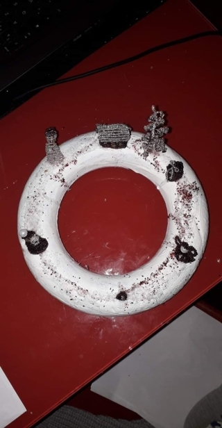 couronne de Noël - Perles fusibles - 10doigts.fr