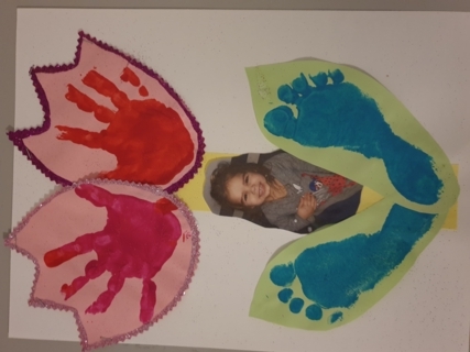 Jolie fleur avec photo - Créations d'enfant - 10doigts.fr