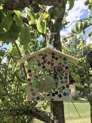 Mangeoire à Oiseau en Mosaïque - Divers - 10doigts.fr