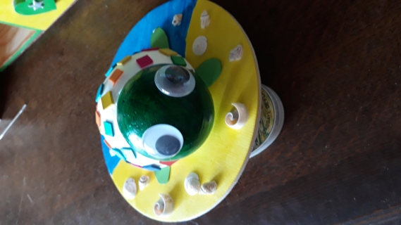 petite tortue sur la plage - Créations d'enfant - 10doigts.fr