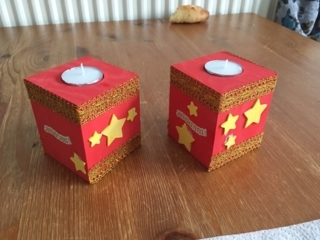 bougeoir NOEL - Créations d'enfant - 10doigts.fr