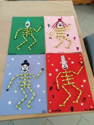 Squelettes - Fêtes, déguisements - 10doigts.fr