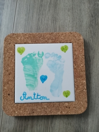 Sous plat - Fêtes des pères et mères - 10doigts.fr