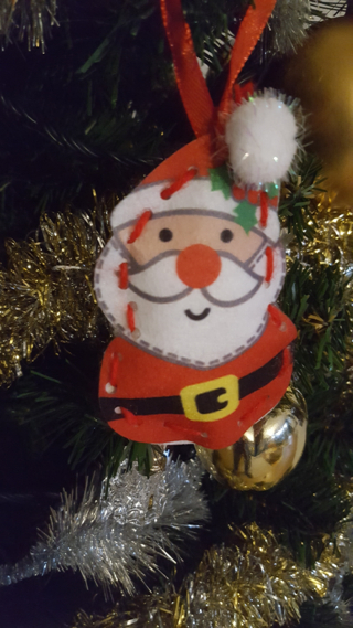 Père Noël feutrine - 10doigts.fr