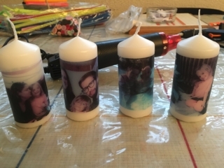 transfert de photos sur bougie - Bougies - 10doigts.fr