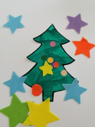 Sapin de Noël - Feutrine, feutrage - 10doigts.fr