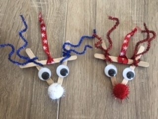 Les rennes du père noël - Créations d'enfant - 10doigts.fr