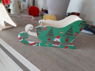 Traineau - Pâques, Noël - 10doigts.fr