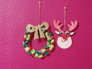 couronne et renne - Pâques, Noël - 10doigts.fr