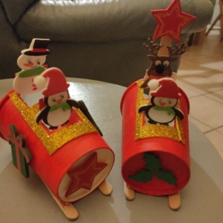 Traîneau de Noël - Déco de la table - 10doigts.fr