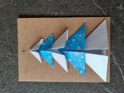 Carte de vœux sapin - Carterie - 10doigts.fr