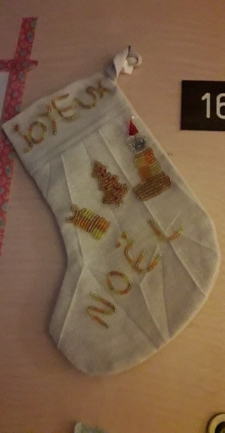 Chaussette de noël 3 - Pâques, Noël - 10doigts.fr
