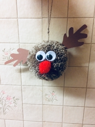 le renne tout doux de Ninon - Créations d'enfant - 10doigts.fr